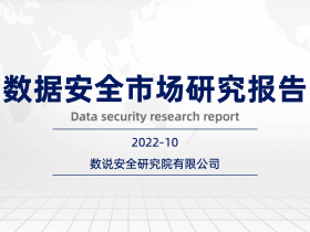 《2022年数据安全市场报告》重磅发布，91页干货精品数据图表
