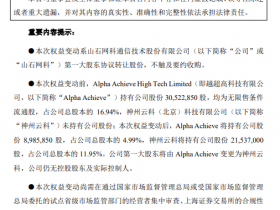 山石网科第一大股东变更为神州云科(神州数码全资子公司)