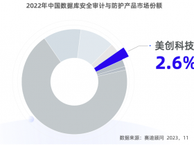赛迪报告: 美创数据库安全审计国内市场份额前五、专精创新型厂商稳居首位!