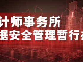 10月1日施行!涉及数据安全《会计师事务所数据安全管理暂行办法》发布