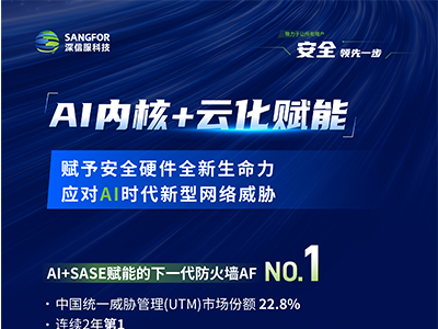 《2025年第四季度中国安全硬件市场跟踪报告》三项市场第一，「AI+云化」赋能深信服安全产品持续进化